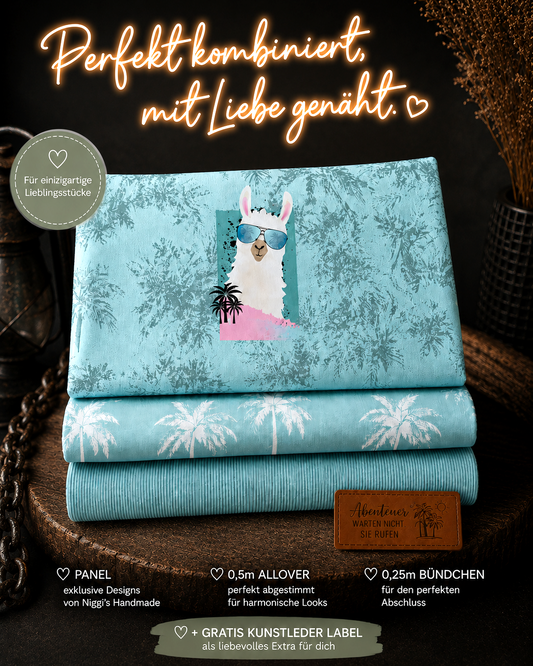 Kreatives Stoffpaket "Bunter Mix & Match" Neutral