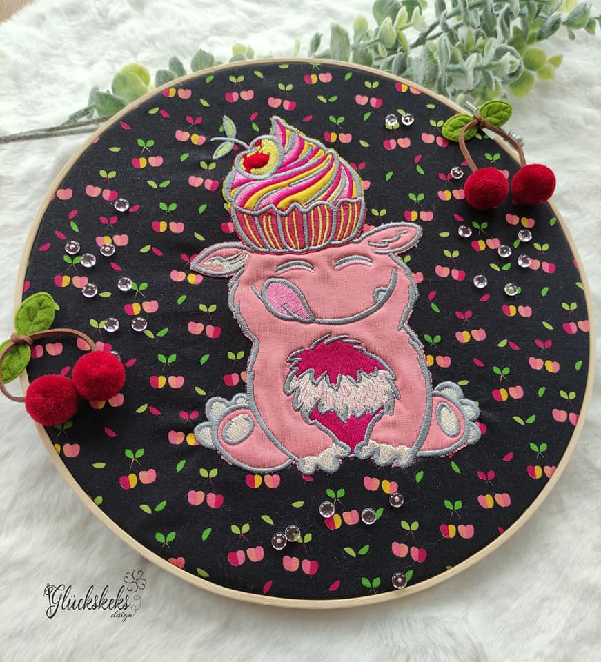 Applikation Little Cupkake 20x30
