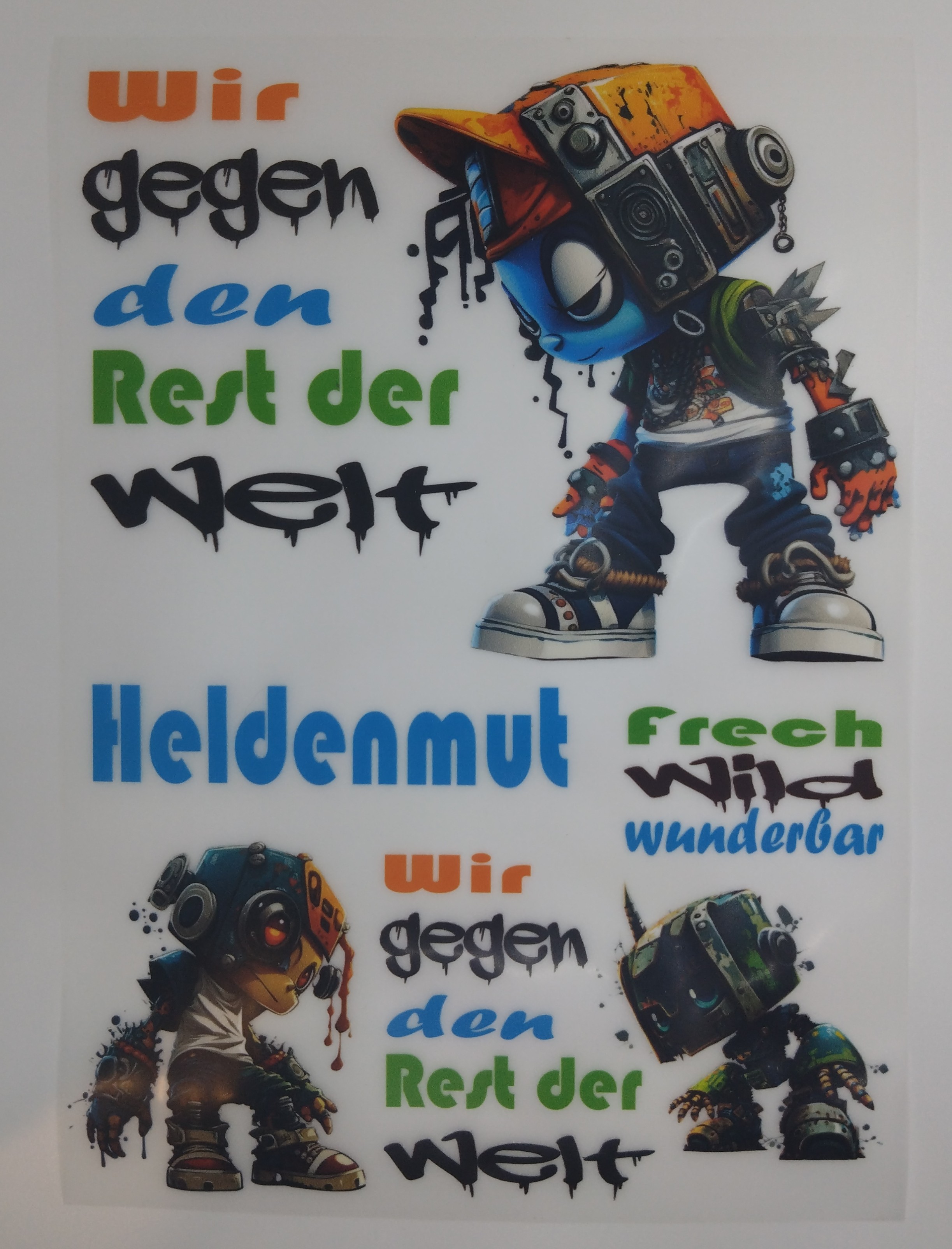 Bügelbilder Set GA´s