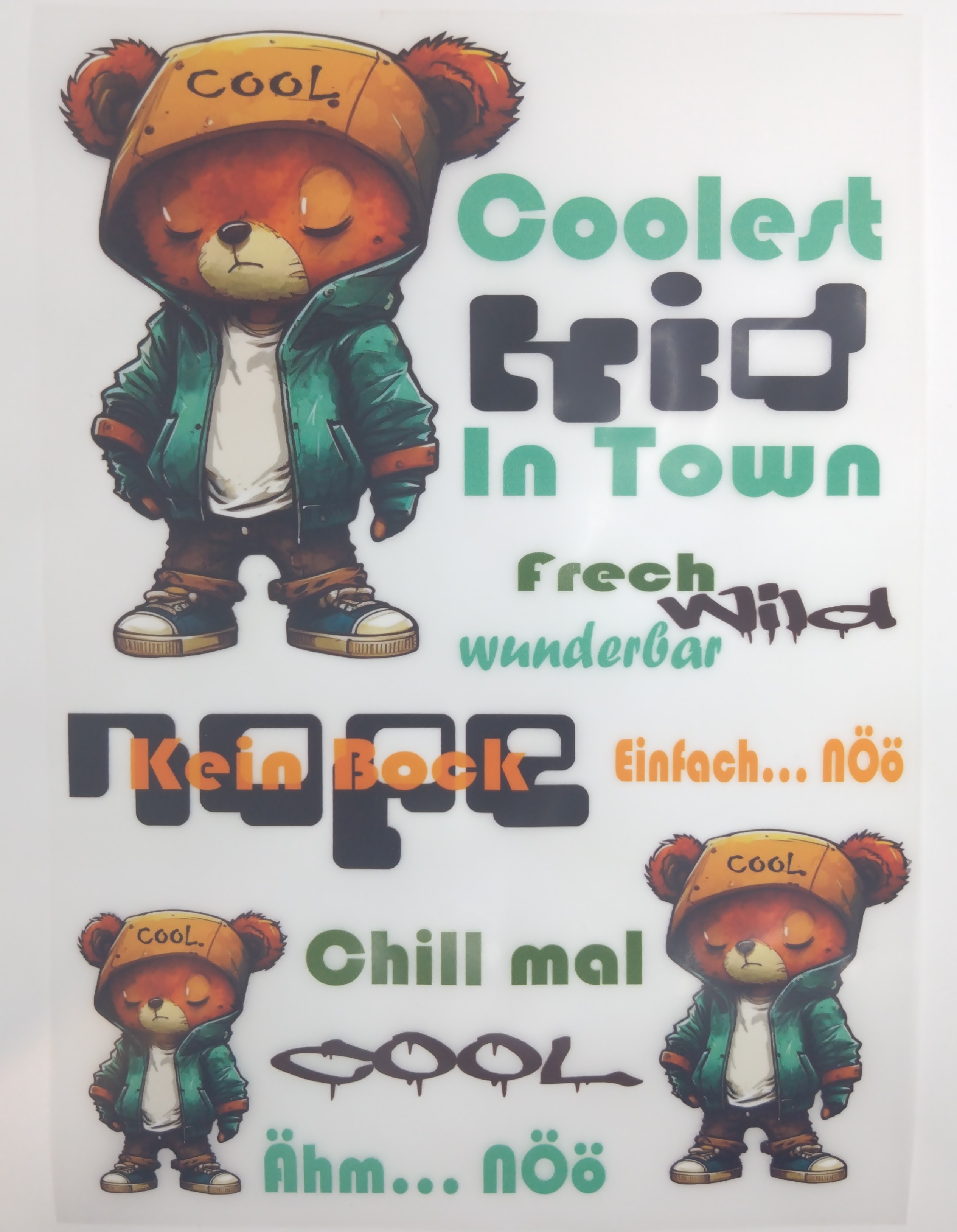 Bügelbilder Set NöÖ Bär
