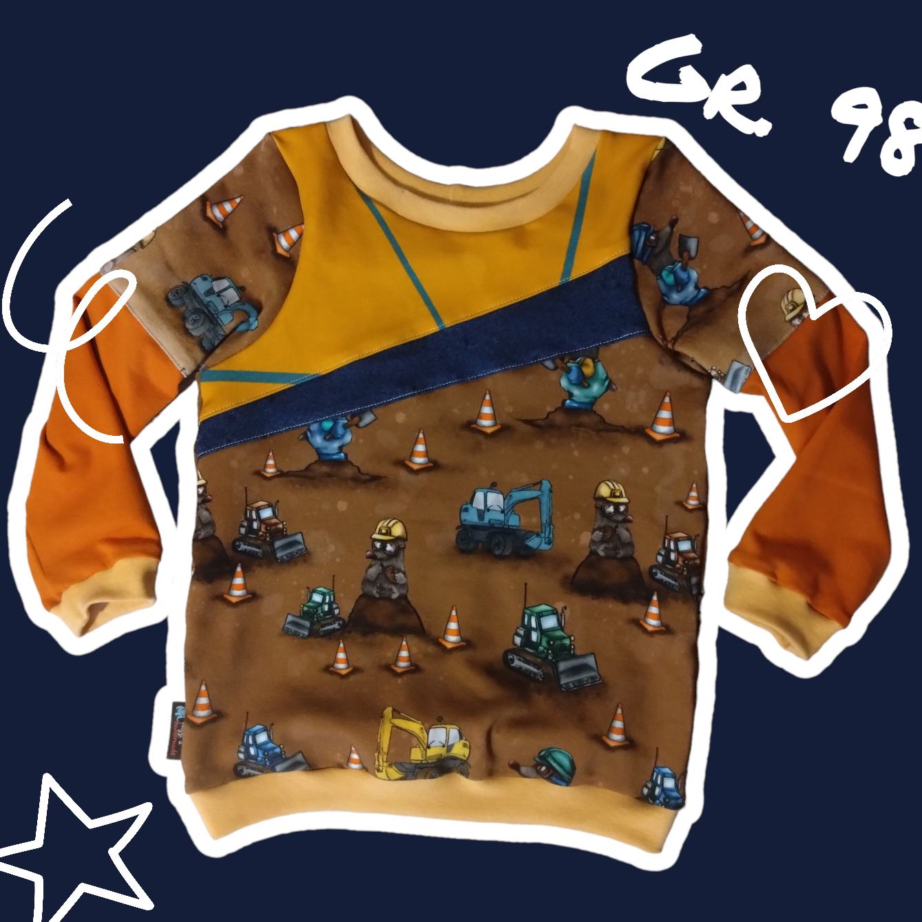 Pullover Baustelle Gr. 98